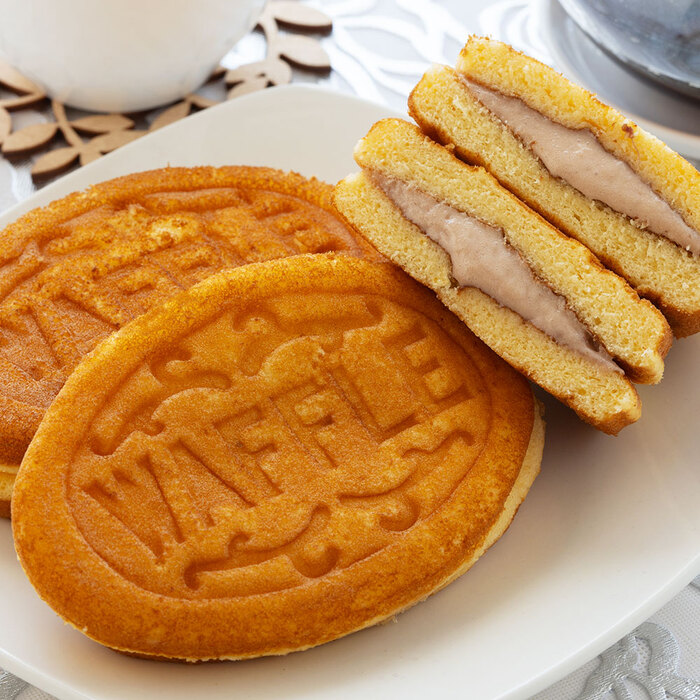 岡山 創業明治四年 福井堂 ワッフル いちご10個セット-2