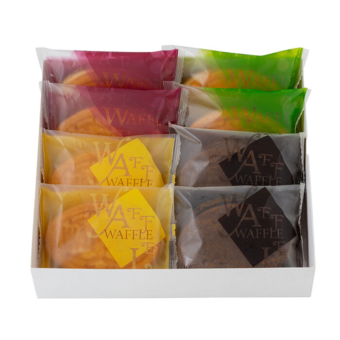 岡山 創業明治四年 福井堂 ワッフル詰め合わせ4種セット 計8個-1