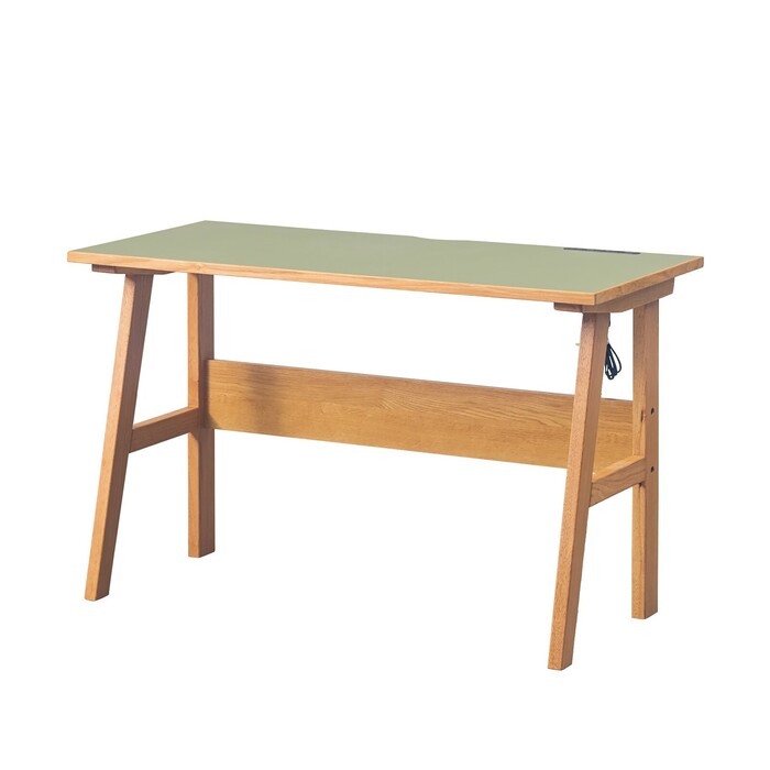 天然の抗菌作用　リノリウム天板の学習デスク 幅120cm 天然の抗菌作用 リノリウム天板の学習デスク リノ ピスタチオ