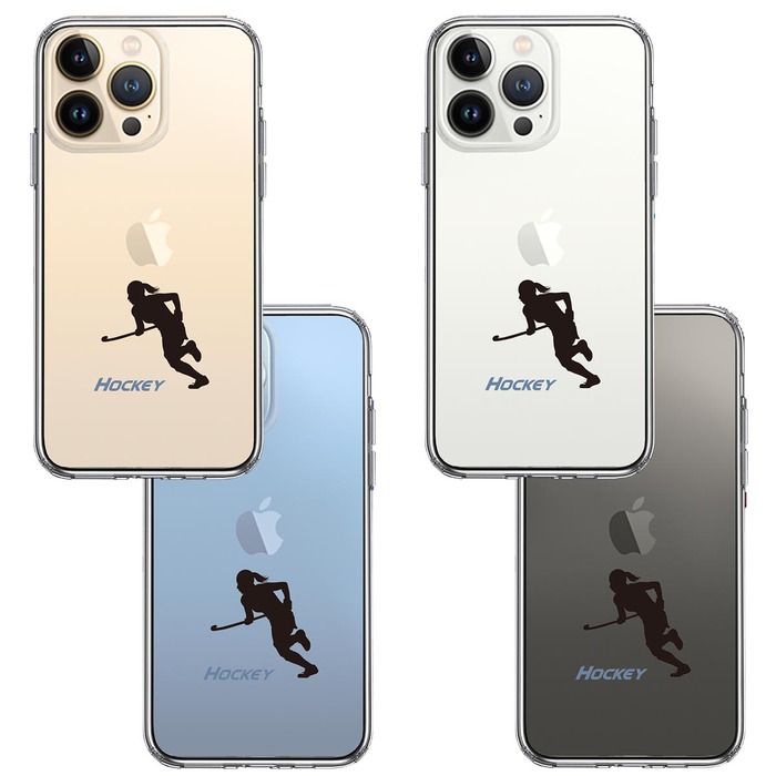 iPhone13Pro ケース クリア ホッケー スマホケース 側面ソフト 背面ハード ハイブリッド -1