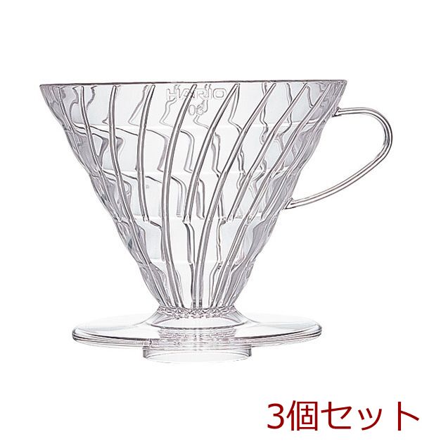 V60 penetration dripper 03 clear 3 piece set -0