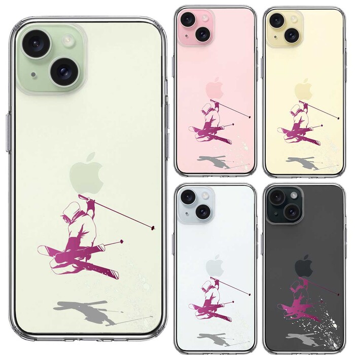 iPhone15 ケース クリア フリースタイル アクロバット スマホケース 側面ソフト 背面ハード ハイブリッド -1