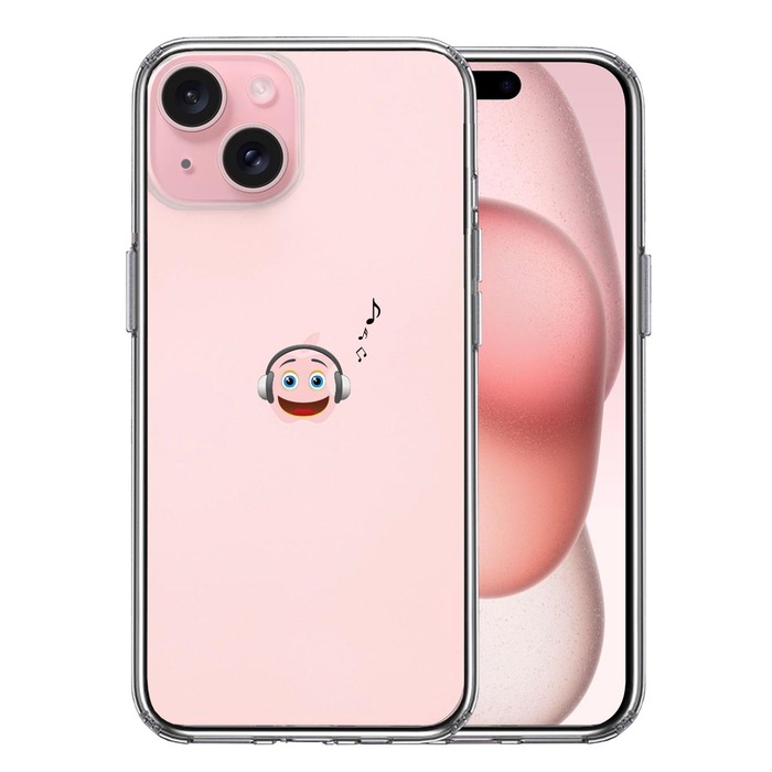 iPhone15 ケース クリア リスナー スマホケース 側面ソフト 背面ハード ハイブリッド -0