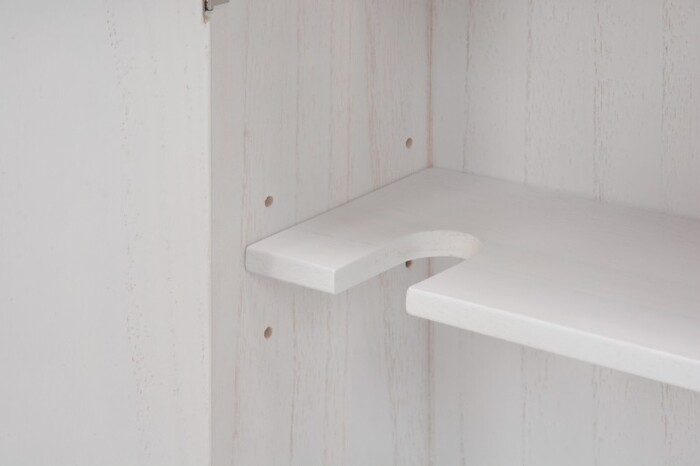 トイレラック かご付き ミドルタイプ MTR 6438-4