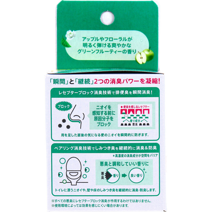 消臭力 コンパクト トイレ用 つけかえ グリーンフルーティーの香り 6mL×2個セット 3セット-2