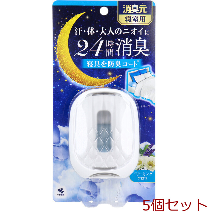 消臭元 寝室用 ドリーミングアロマ 5.8mL 5個セット-0