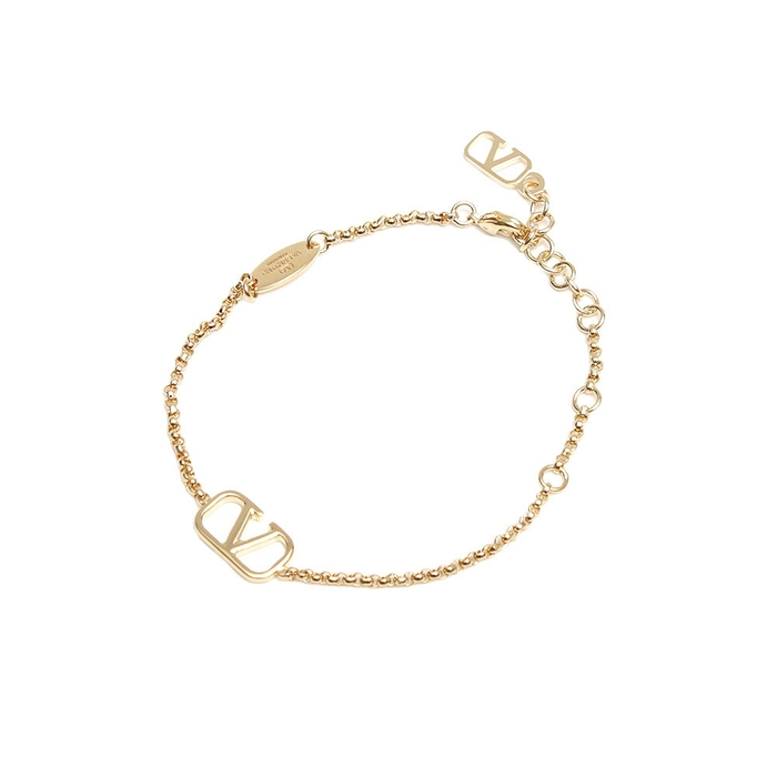  Valentino galava-niVALENTINO GARAVANI accessory bracele 4W2J0F84 MET CS4 lady's Gold wrapping possible -0