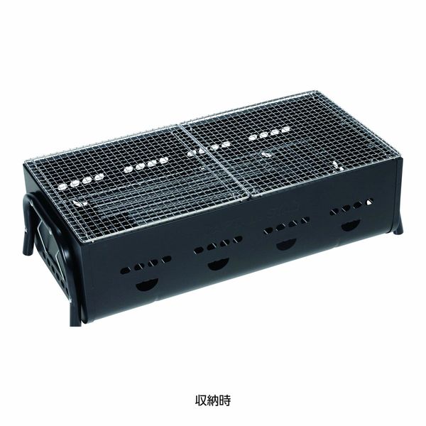 3Wayバーベキューグリル 600 ブラック-3