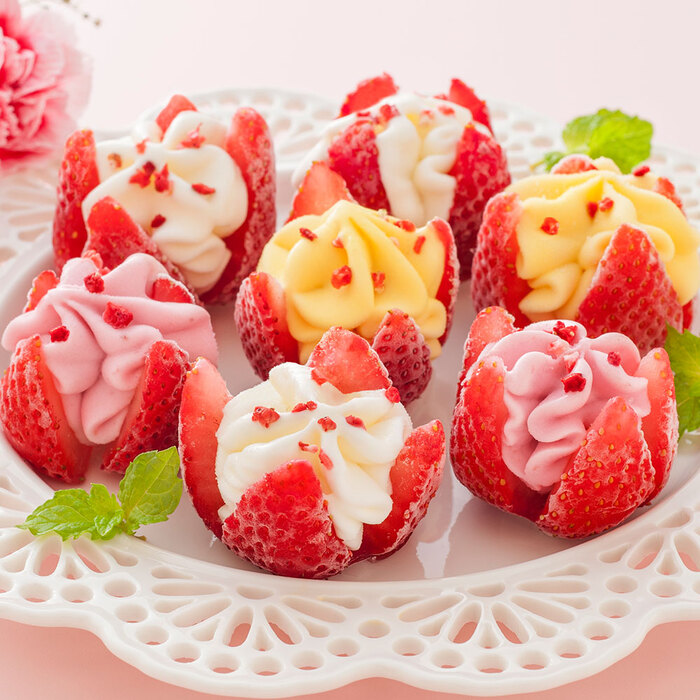  Father's day Hakata .... flower strawberry. ice delivery period 6 month 13 day ~6 month 16 day. . correspondence possible -2