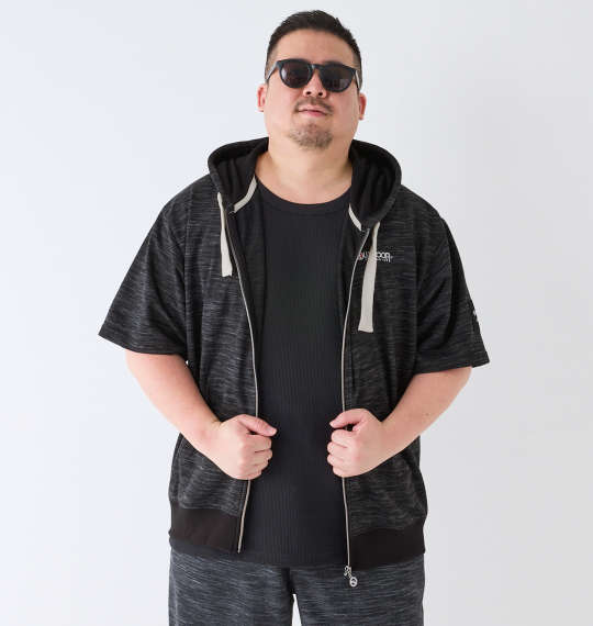 大きいサイズ NESTA BRAND 半袖フルジップパーカー 3L 4L 5L 6L 8L