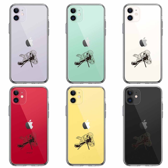 iPhone11 ケース クリア スナイパー 2 スマホケース 側面ソフト 背面ハード ハイブリッド -1