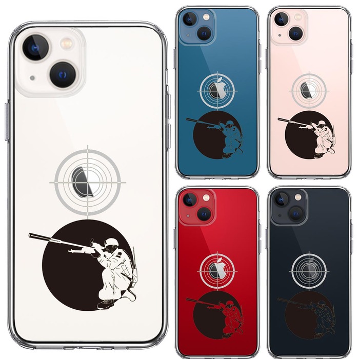 iPhone13 ケース クリア スナイパー スマホケース 側面ソフト 背面ハード ハイブリッド -1