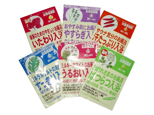  bathwater additive . hot water club sweat enough bathing made in Japan 30 piece set -1