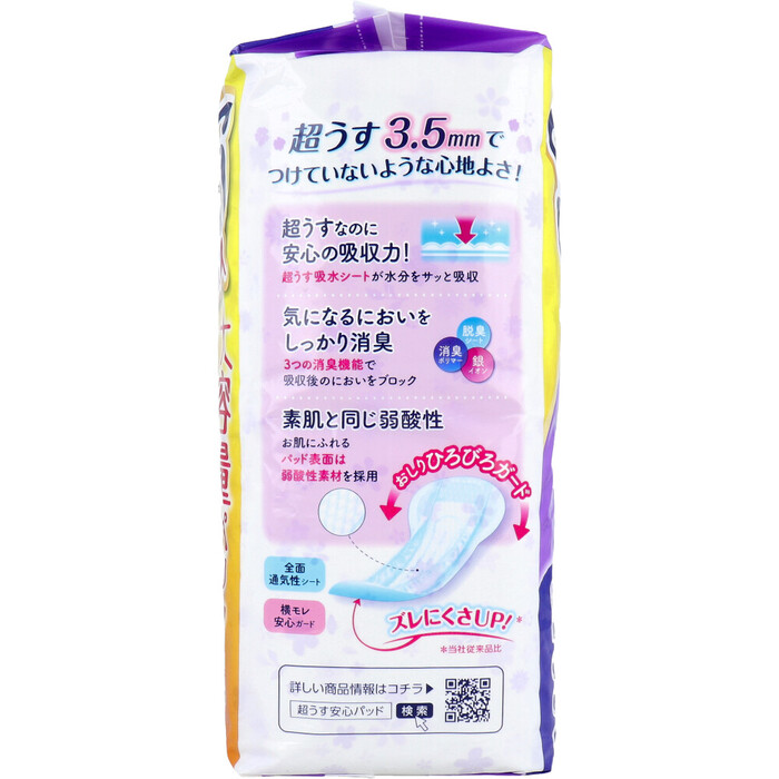 リフレ 超うす安心パッド 特に多い時も長時間 夜も安心用 大容量パック 300cc 36枚入 2個セット-1