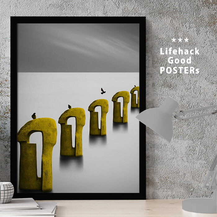 アートポスター A3 LIFEHACK arc62 アートプリント 高級印画紙-0