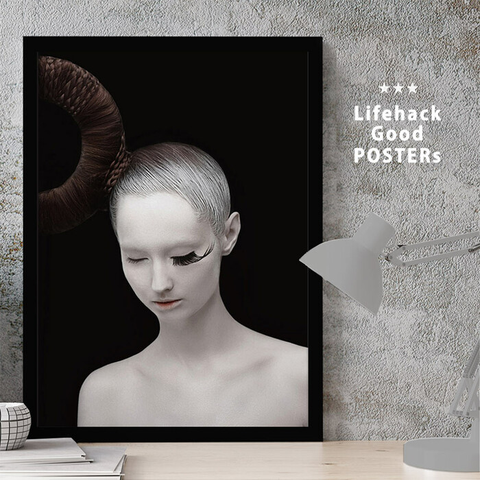 アートポスター A4 LIFEHACK wom15 アートプリント 高級印画紙-0
