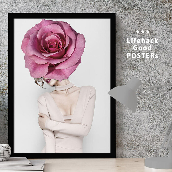 アートポスター A3 LIFEHACK wom33 アートプリント 高級印画紙-0