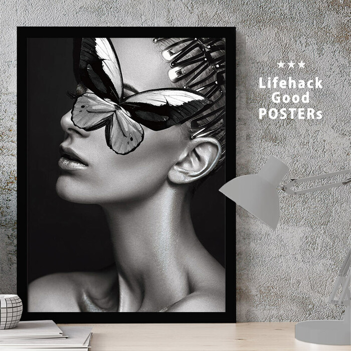 アートポスター A4 LIFEHACK wom34 アートプリント 高級印画紙-0