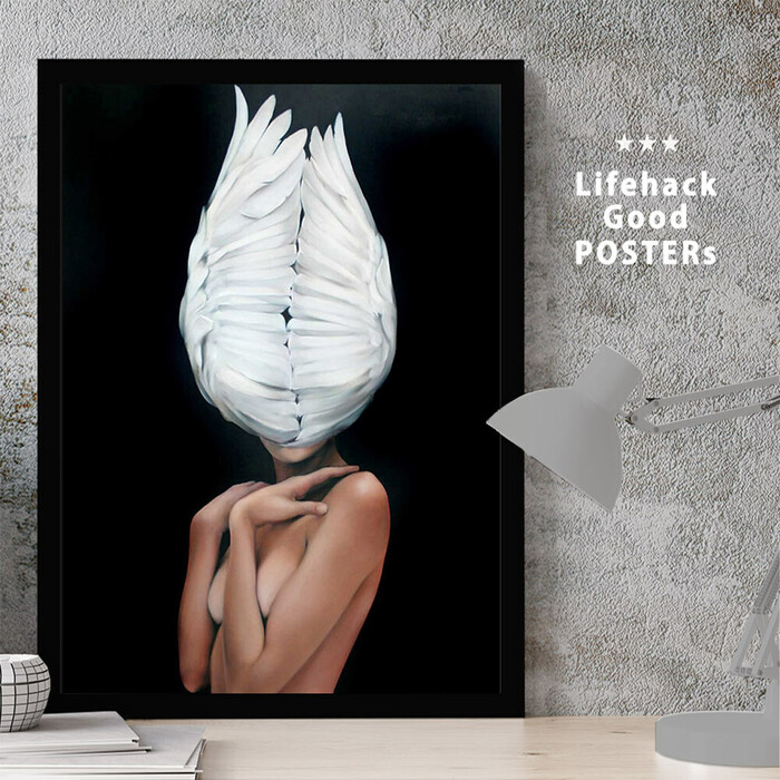アートポスター A4 LIFEHACK wom40 アートプリント 高級印画紙-0