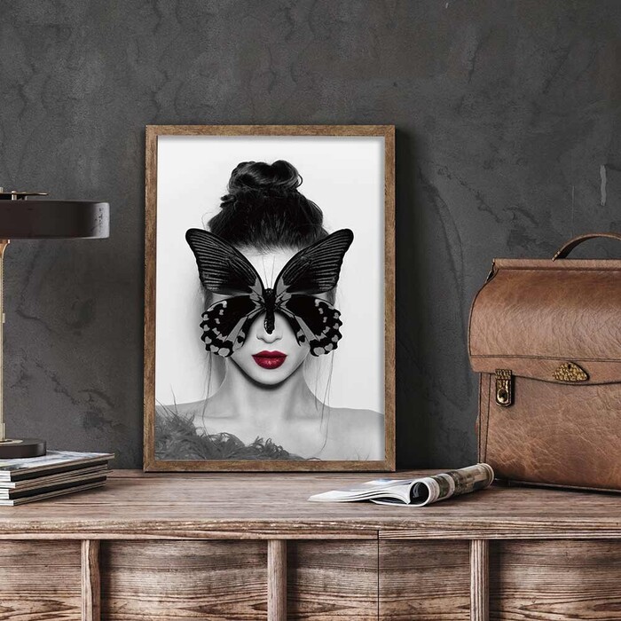 アートポスター A3 サロン アパレル系の壁装飾カウンター装飾に Fashion Iconmiim-0