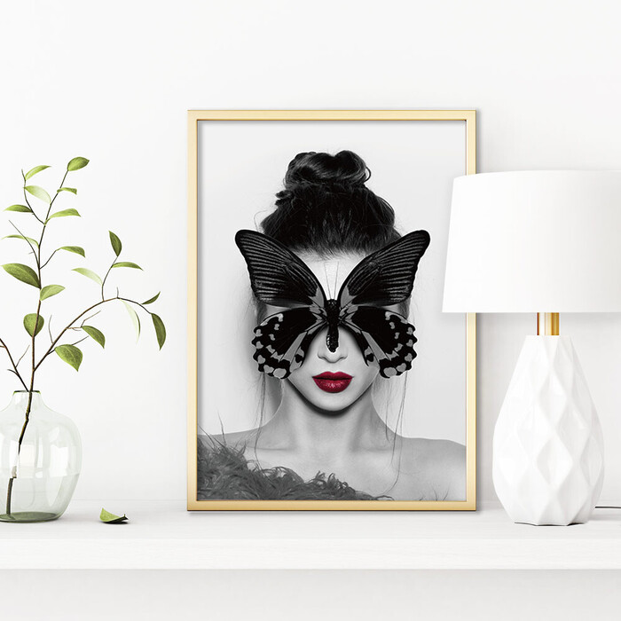 アートポスター A3 サロン アパレル系の壁装飾カウンター装飾に Fashion Iconmiim-1