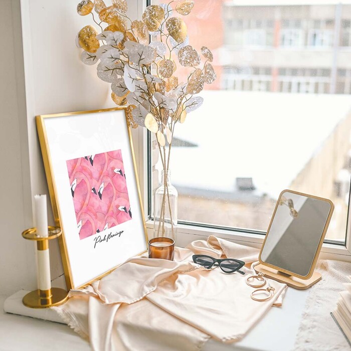 アートポスター A3 miimリラックスリゾート 文字テキスト メッセージ ピンク高級印画紙 PO30-0