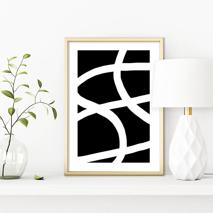 アートポスター A3 余白バランスが良い感じ チルカラーA3 A3 北欧 モダン 絵 ナチュラル MONOTONE-0