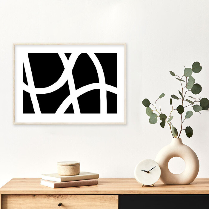 アートポスター A3 余白バランスが良い感じ チルカラーA3 A3 北欧 モダン 絵 ナチュラル MONOTONE-1