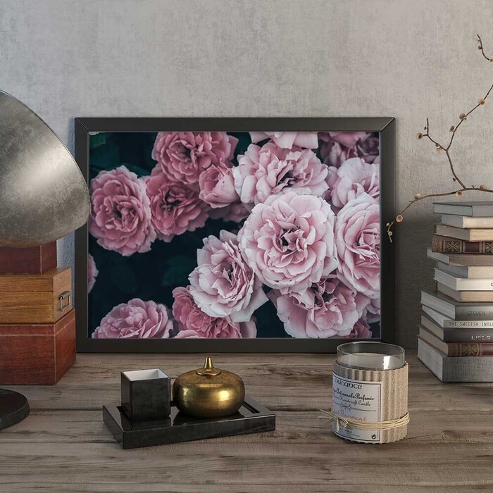 アートポスター A3 スモーキートーン miim ポスター花 ブーケ 北欧 クール モダン フォトグラフィー 写真-1