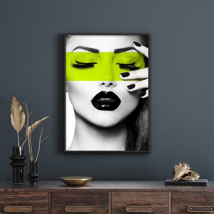 アートポスター A4 サロン アパレル系内装 カウンター装飾に Fashion Iconおしゃれ モード AB10908663-6392-0