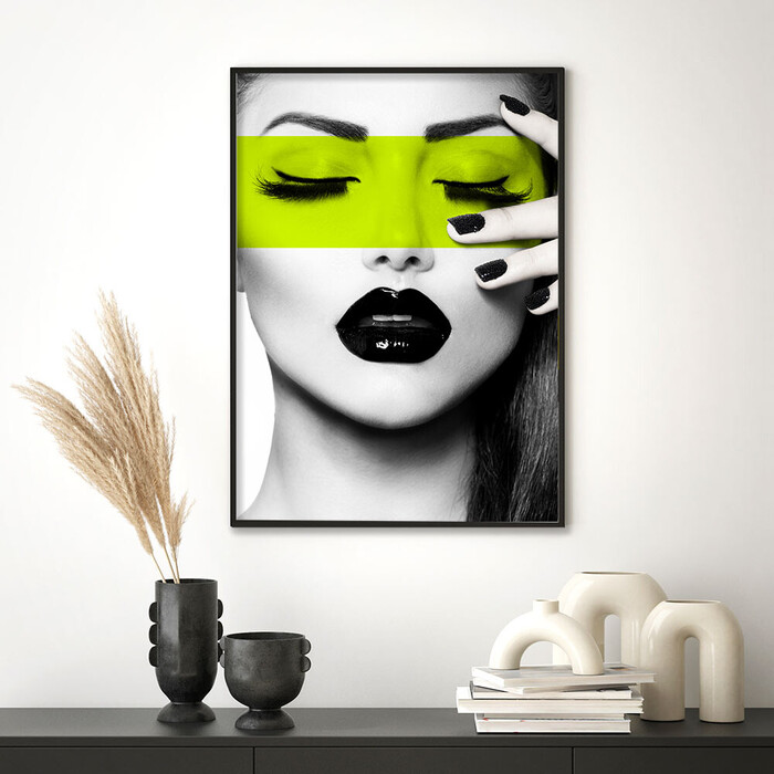 アートポスター A4 サロン アパレル系内装 カウンター装飾に Fashion Iconおしゃれ モード AB10908663-6392-1