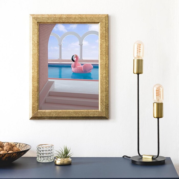 アートポスター A4 miimピンク コーラルアートプリント 高級印画紙 PO28-0