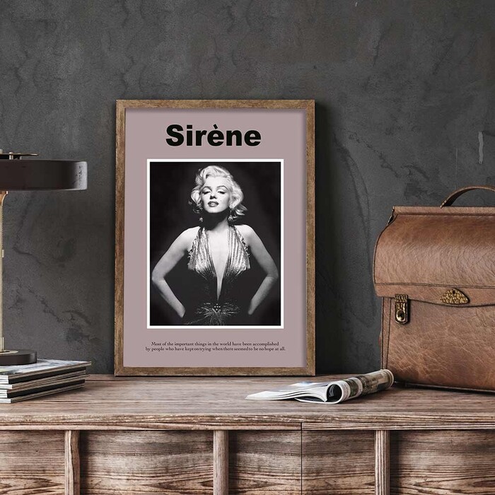 アートポスター A4 サロン アパレル系内装 カウンター装飾に Fashion Icon女性 おしゃれ モード AB10908505-6403-1