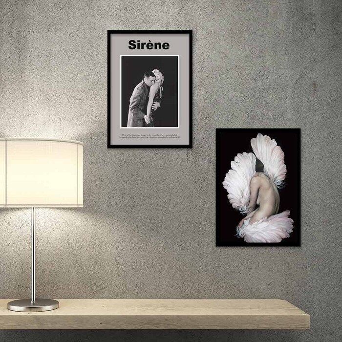 アートポスター A4 サロン アパレル系内装 カウンター装飾に Fashion Iconおしゃれ モダン-3