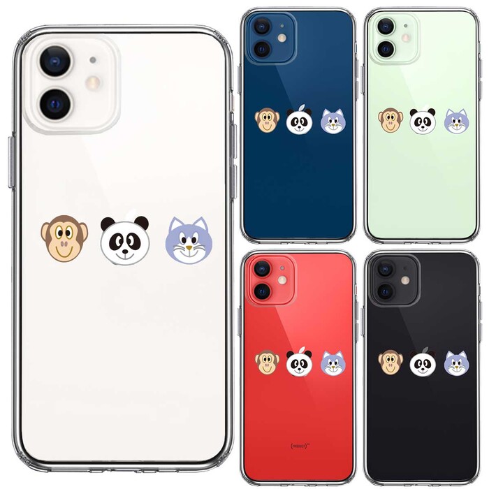 iPhone12mini case clear animal .. animal 2 smartphone case side soft the back side hard hybrid -1