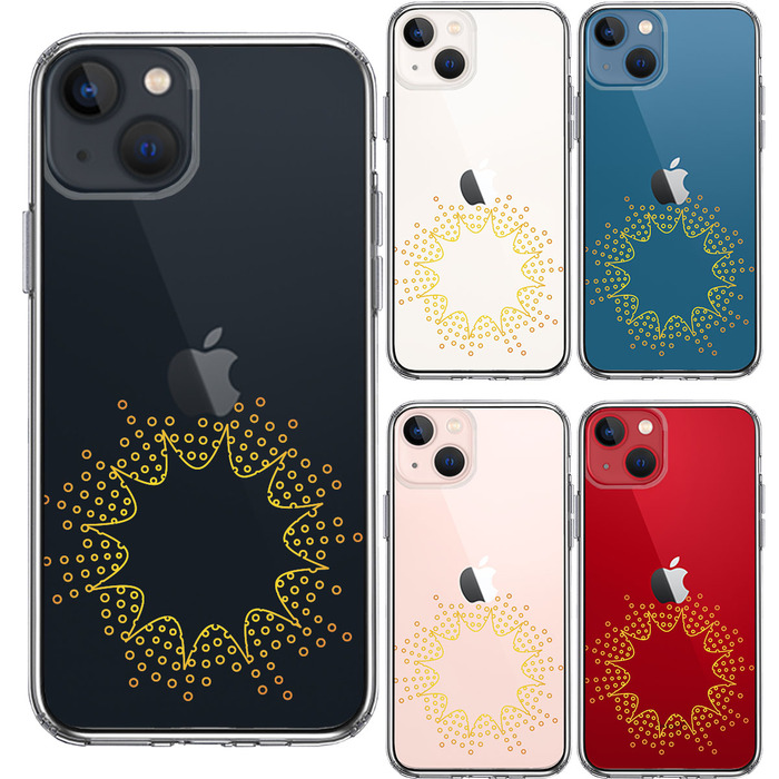 iPhone13mini ケース クリア キラキラ スマホケース 側面ソフト 背面ハード ハイブリッド -1