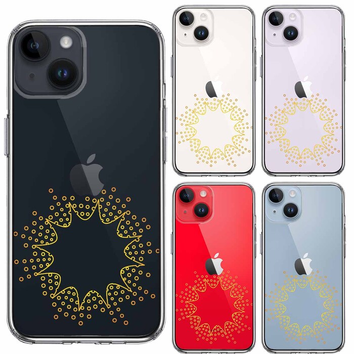 iPhone14 ケース クリア キラキラ スマホケース 側面ソフト 背面ハード ハイブリッド -1