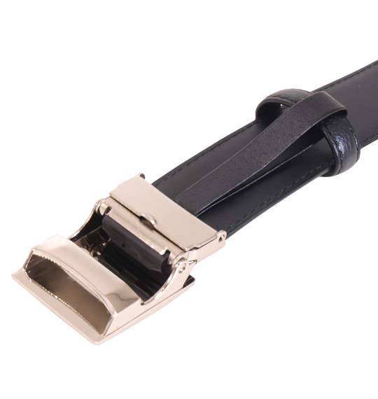 大きいサイズ GIANNI VALENTINO フィットバックルベルト 4L MC023211-69241 ブラック ラッピング可-2