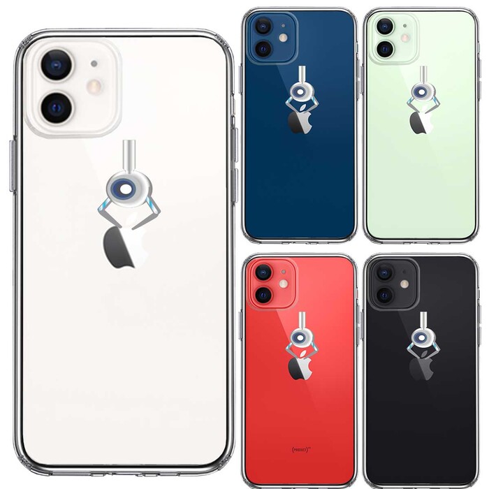 iPhone12mini case clear UFO catcher apple catch 2 smartphone case side soft the back side hard hybrid -1