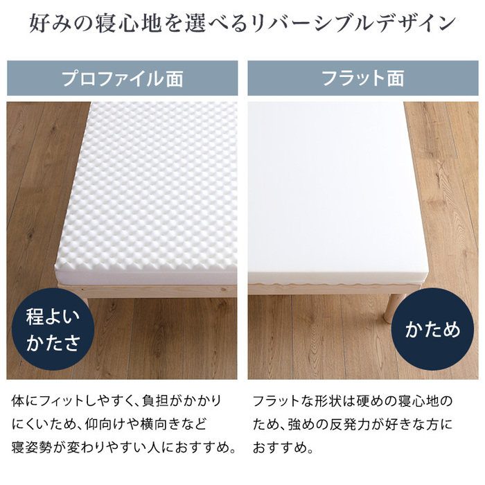 高反発プロファイルウレタンマットレス Beleza10 ベレーザ テン セミシングルショート-5