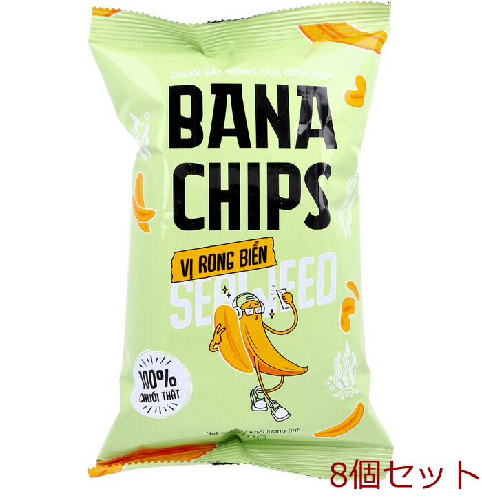 BANA CHIPS バナチップス バナナチップス のり塩 48g 8個セット-0