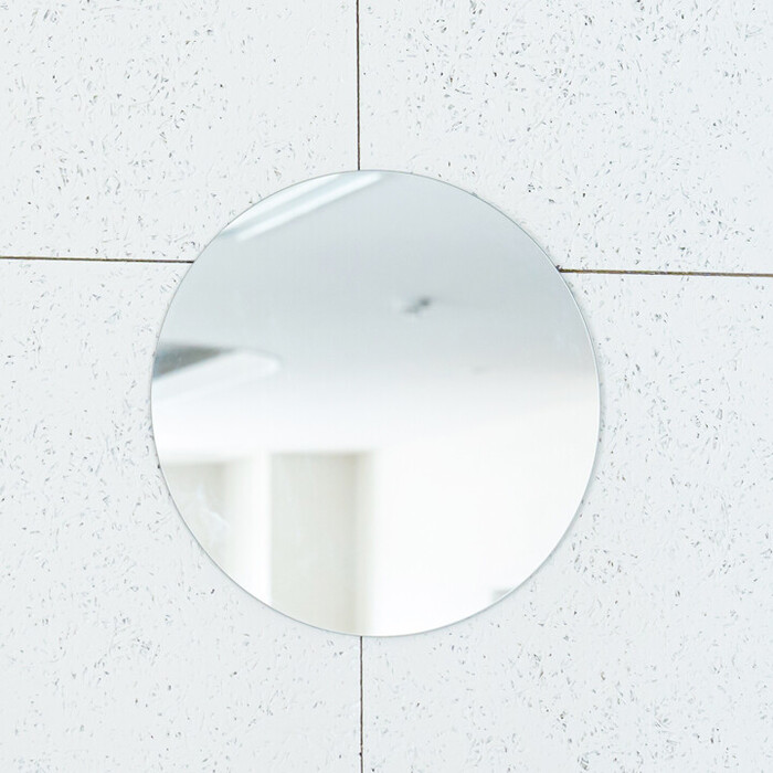 永井興産 ONE ミラーサークル40 ノンフレーム 鏡 姿見 高級感