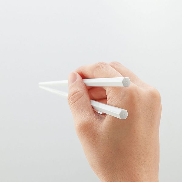 とっても強いケース＆スプーン１８ＣＭ箸付ホワイト 5個セット-3