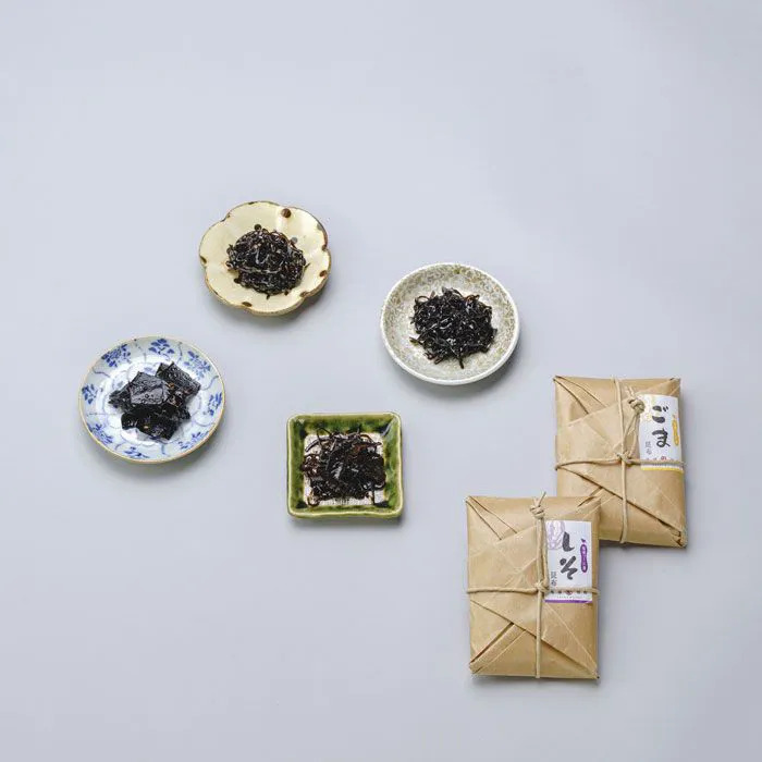  small oil paper tsukudani 4 goods set. . correspondence possible -0