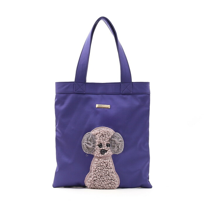 犬モチーフ 刺繍 トートバッグ COOCO クーコ : まるっと
