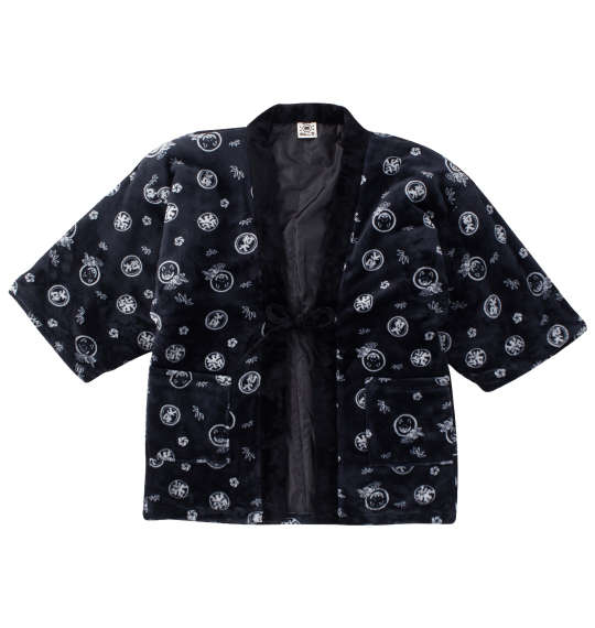 大きいサイズ 黒柴印和んこ堂 ふわもこ半纏 3L 5L MC843532-75164 ラッピング可-0