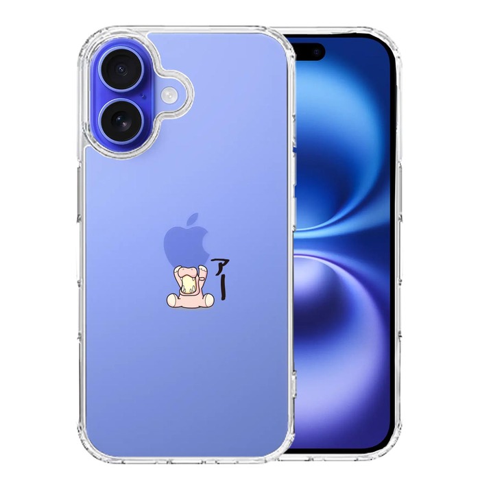 iPhone16 ケース クリア カバ アップル 重量挙げ スマホケース 側面ソフト 背面ハード ハイブリッド -0