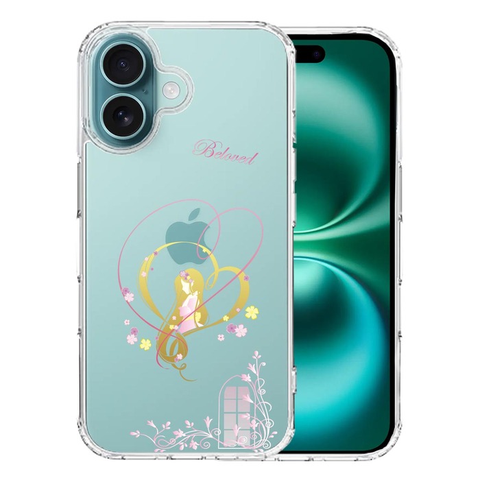 iPhone16 ケース クリア ラプンツェル 3 スマホケース 側面ソフト 背面ハード ハイブリッド -0