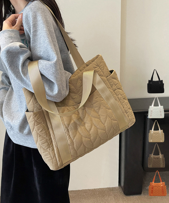 Russet キルティングトートバッグ ベージュ キルティングトートバッグ 鞄 軽量 : まるっとマーケット - 通販