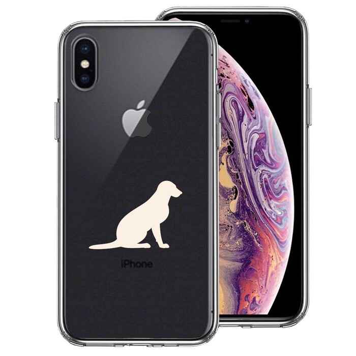 iPhoneX case iPhoneXS case clear dog Rav Rado ruretoli bar 2 white smartphone case side soft the back side hard hybrid -0